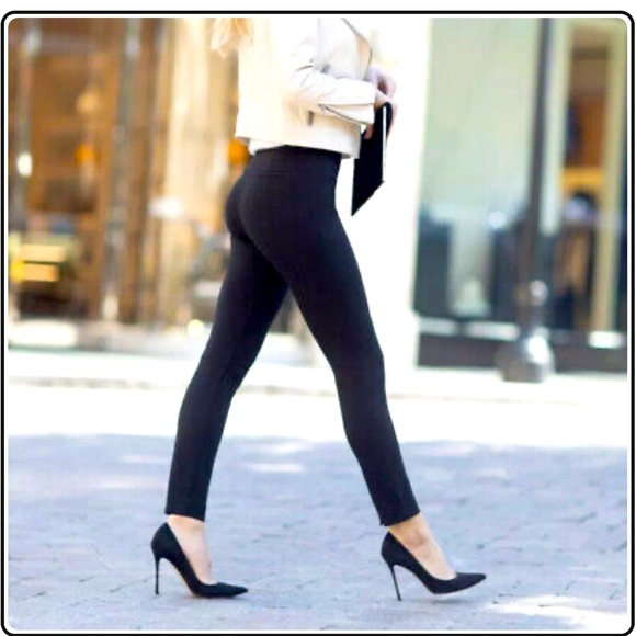 Spanx The Perfect Black Pant - Back Seam Skinny Pants - 20251R - Black - L - Picture 1 of 15